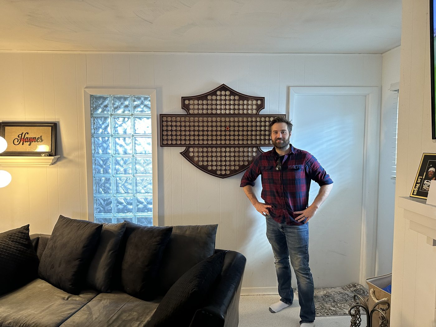 Decorative wood carving by J Drake Customs
