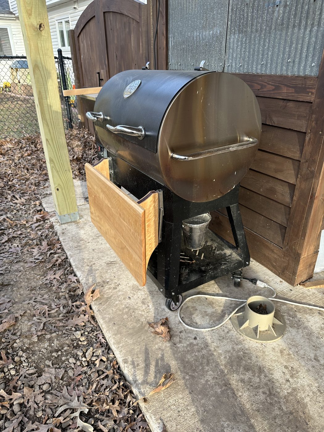 Custom outdoor woodworking build by J Drake Customs