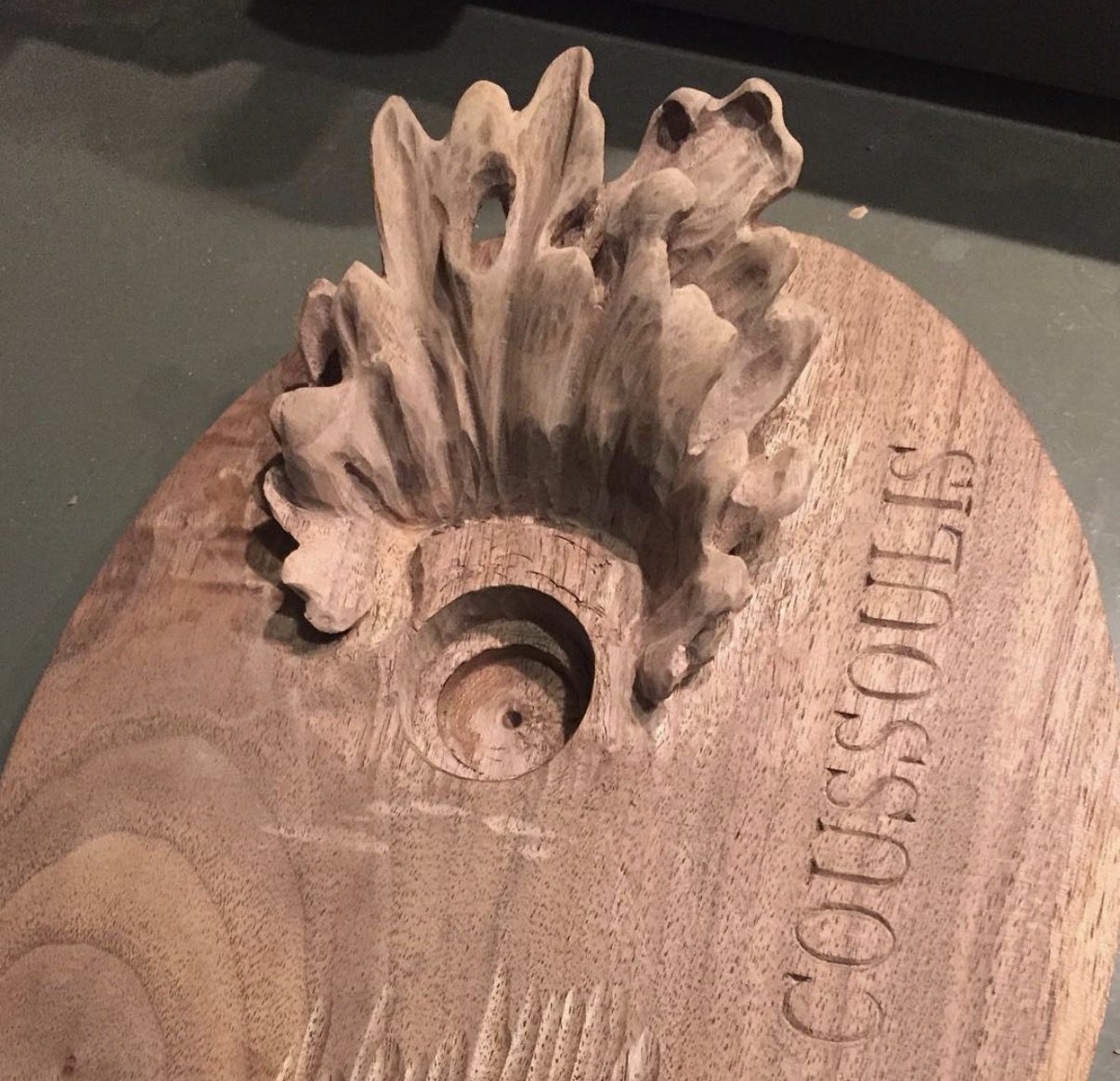 Custom carved wood sign by J Drake Customs