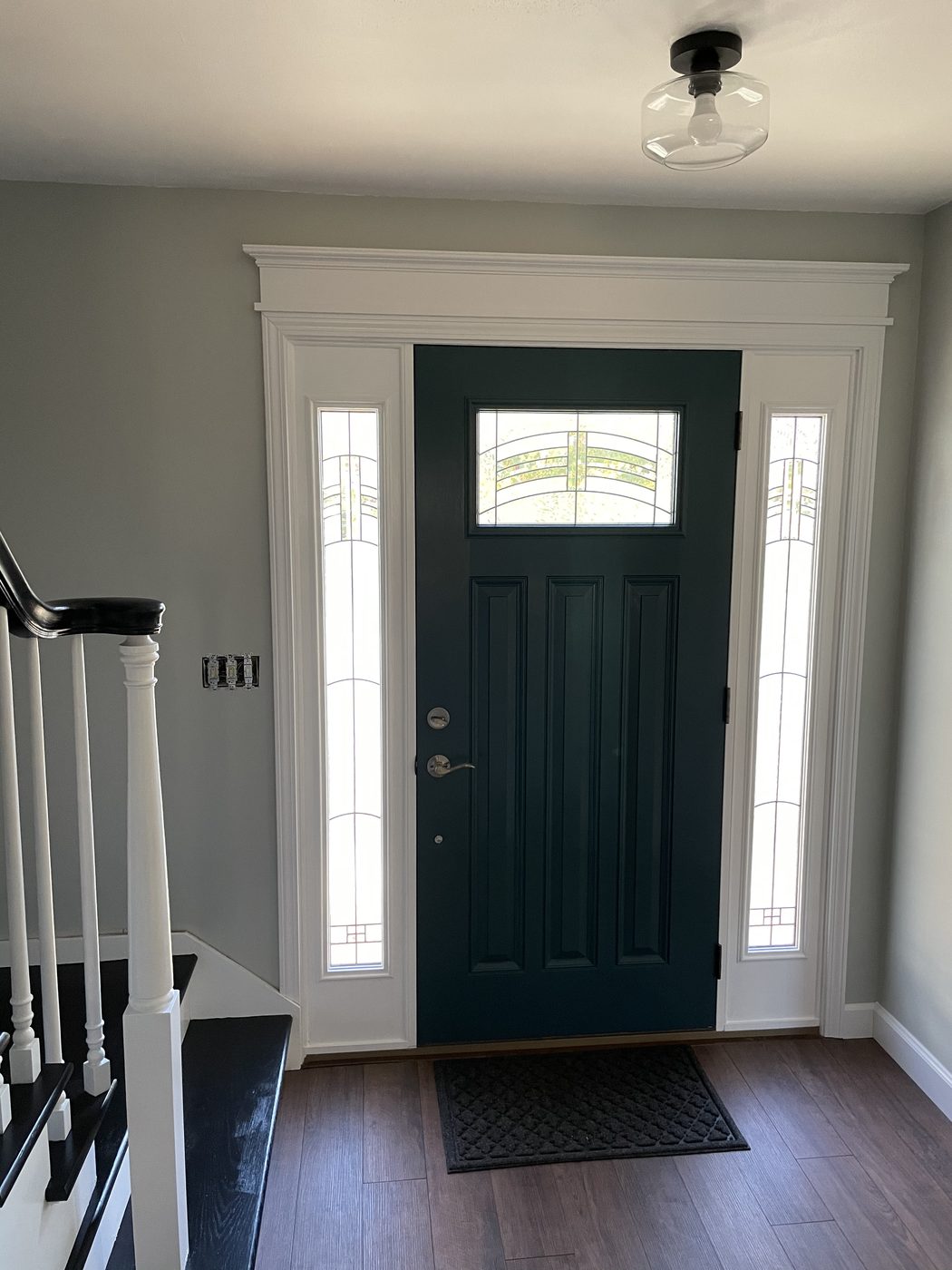 Custom door installation by J Drake Customs