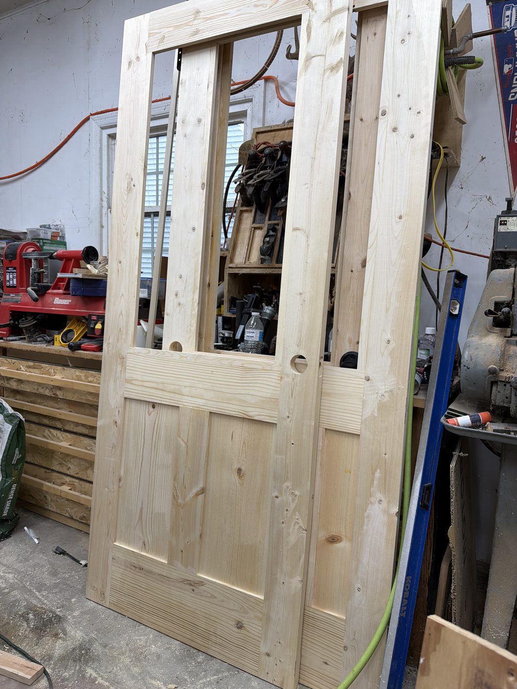 Custom door installation by J Drake Customs